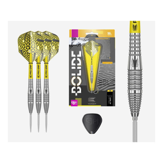 Target Bolide 05 Swiss Point Dart Set Box Contents and Barrels