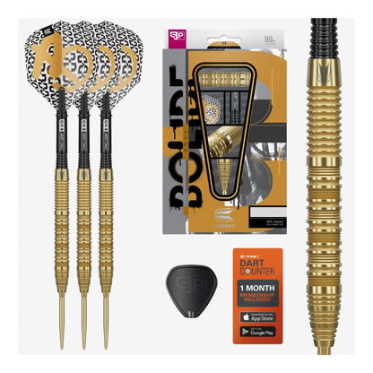 Target Bolide Envy 01 SP dart packaging and complete setup including flights and shafts