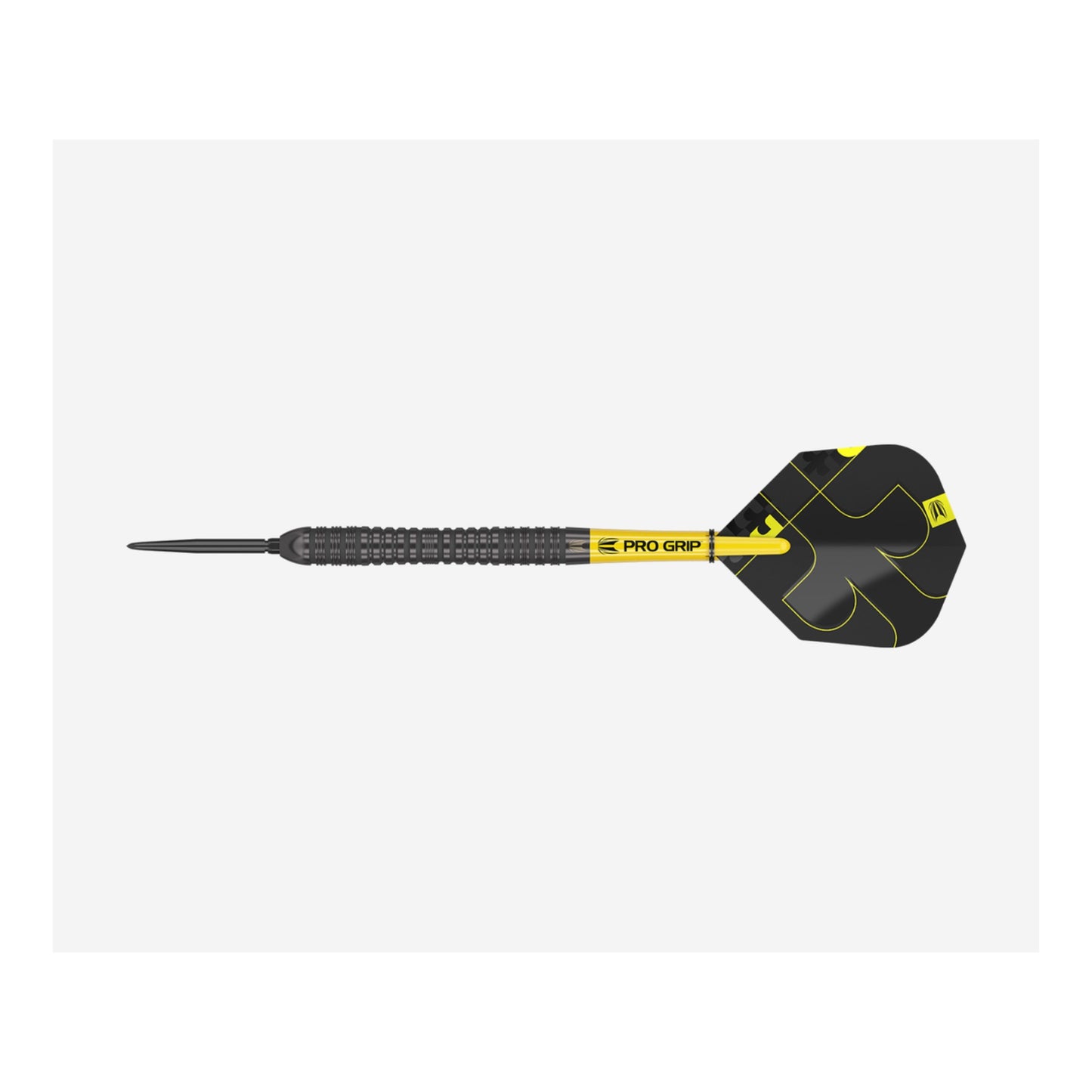 Target Bolide Void 04 SP darts set with 51mm barrels and yellow shafts