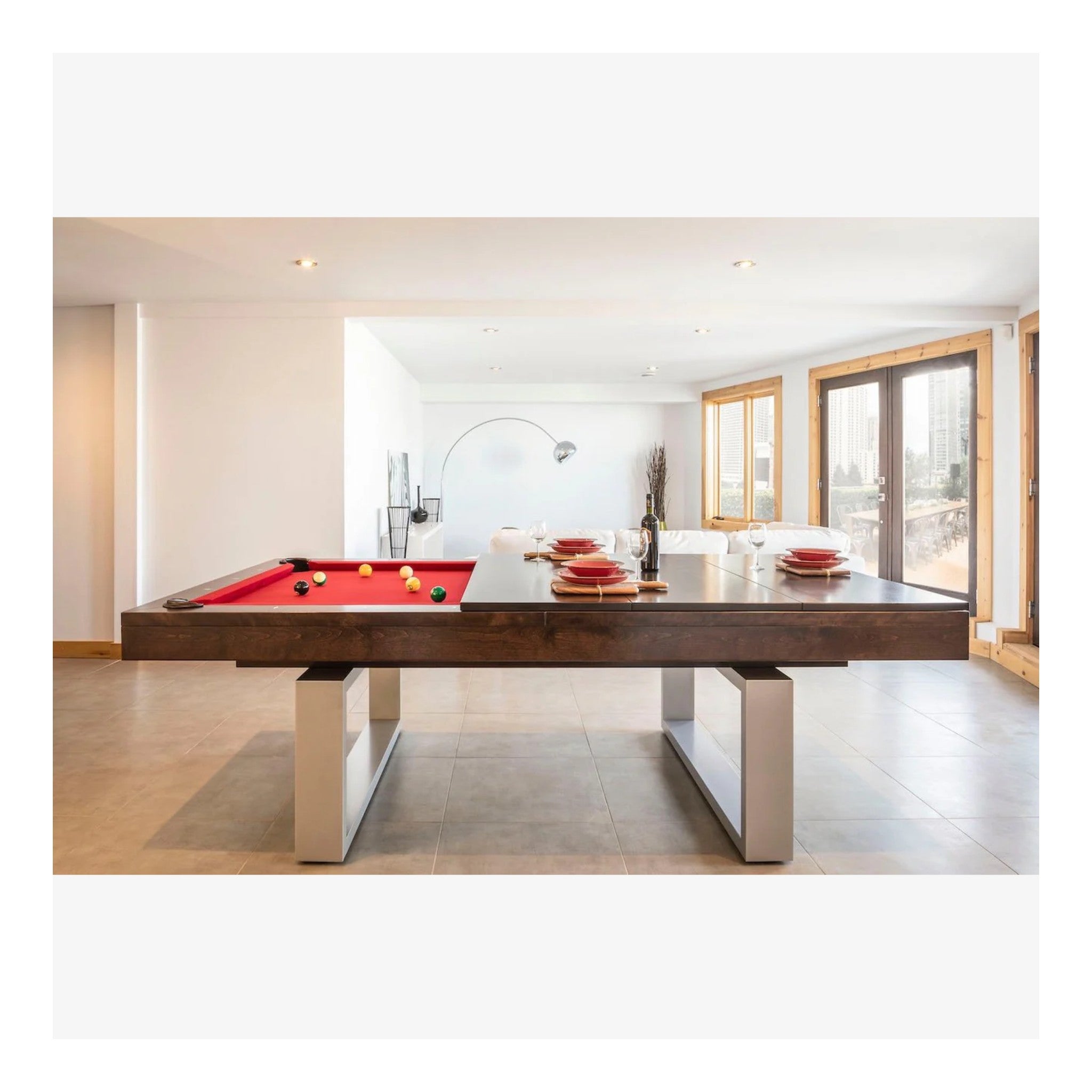 Bridge Aluminum Dining Pool Table | Kingston Billiards & Games ...