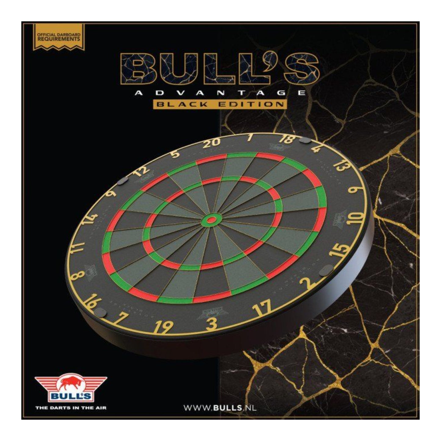 Bull's Advantage Black Dartboard