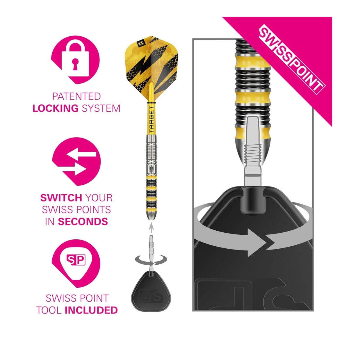 Target Darts Buzz 01 SP - Swiss Point