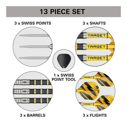 Target Buzz 02 SP Steel Tip Darts | 90% Tungsten