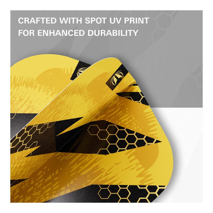 Buzz Pro.Ultra Flights | Yellow No.6 Shape