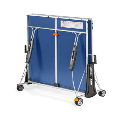 Cornilleau Sport 250 Indoor ping pong table folded up