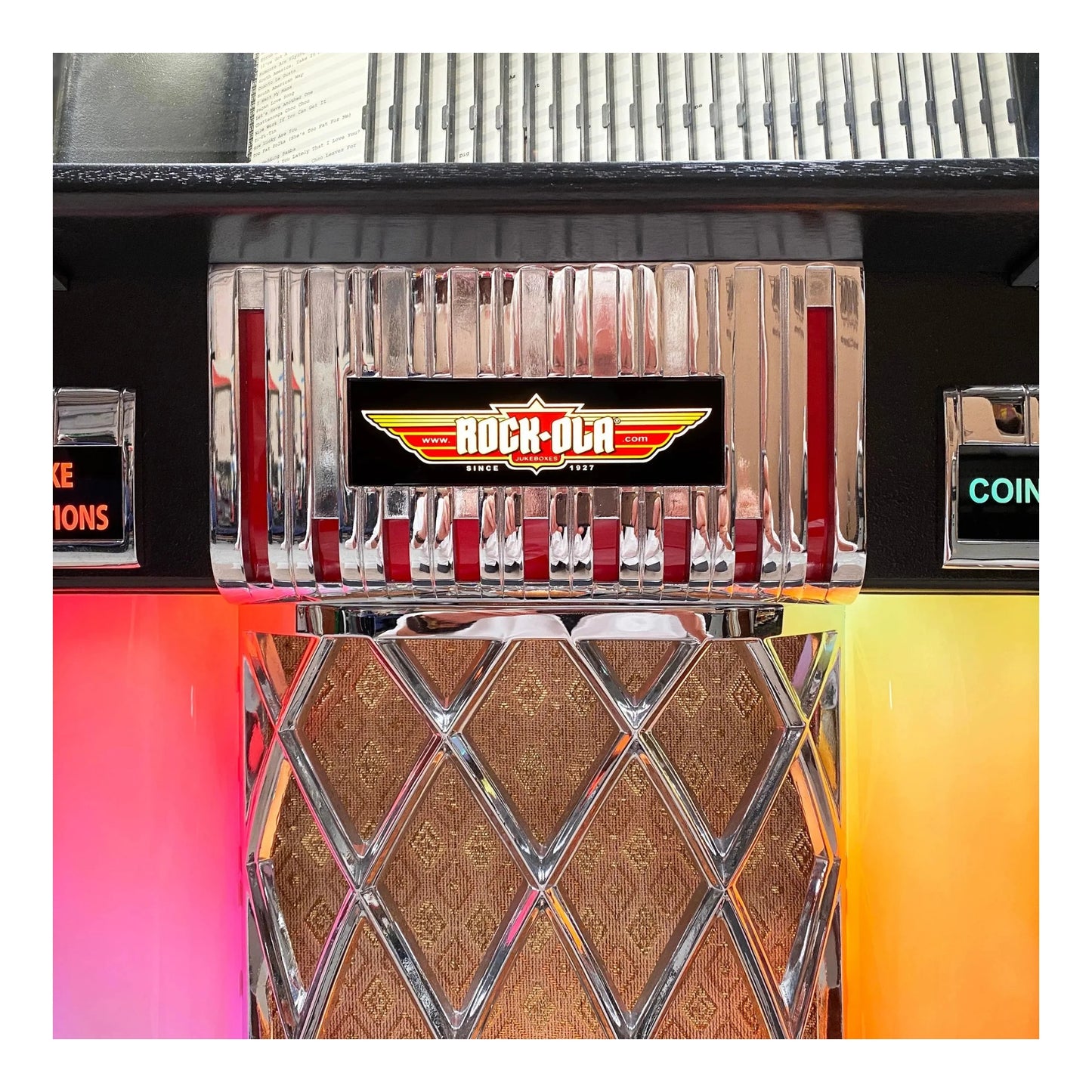 Rock-Ola Bubbler CD Jukebox in Black