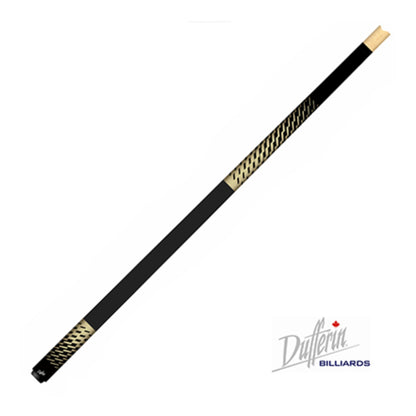 view of the Dufferin 300 Modern Series Model 354 pool cue in Champagne Gold with a modern flat finish