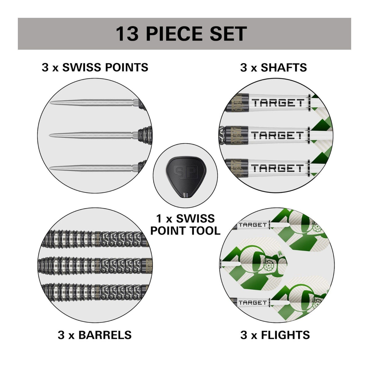 Target Charlie Manby SP Darts - 95% Tungsten