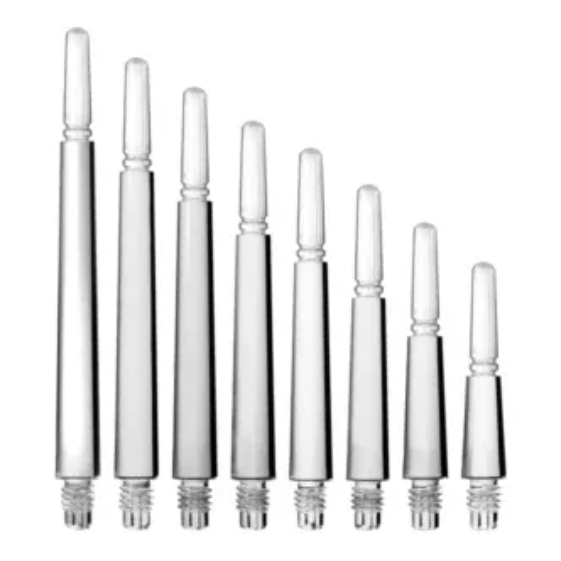 Fit Gear Spinning Normal Shafts Clear sizes compared