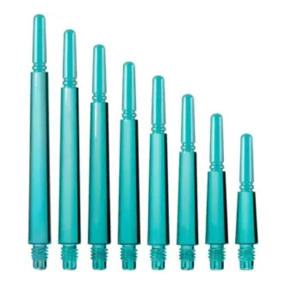 Fit Gear Spinning Normal Shafts Clear Blue sizes compared