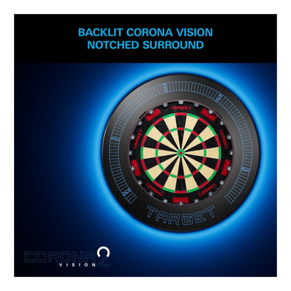 Corona Vision Notched Dartboard Surround