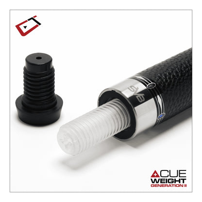 Cuetec Cynergy SVB Gen II Gray Stain Pool Cue