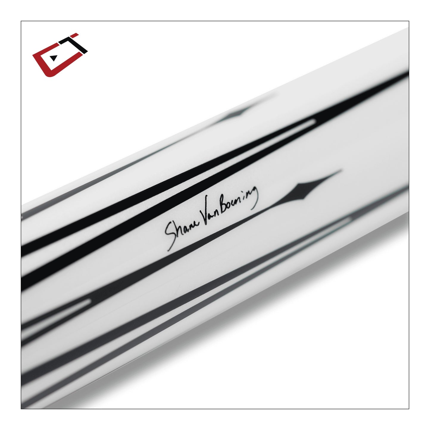 Cuetec Cynergy SVB Gen II White Pool Cue | Carbon Fiber Shaft