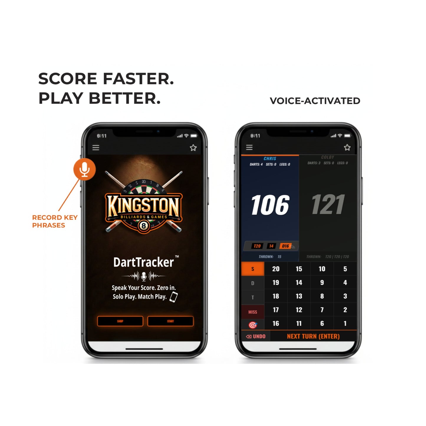 DartTracker™ - Free Digital Dart Scoreboard & Counter