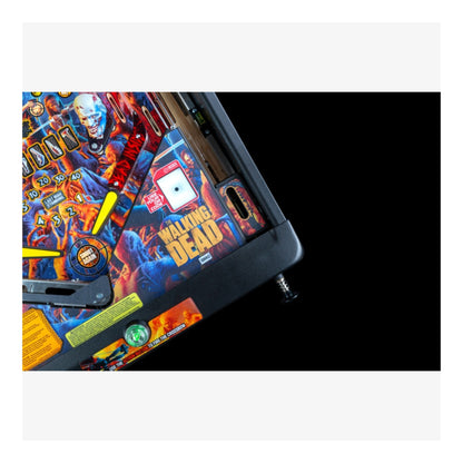 Premium Stern Pinball The Walking Dead.  Pinball machine with 'The Walking Dead' theme on a white background