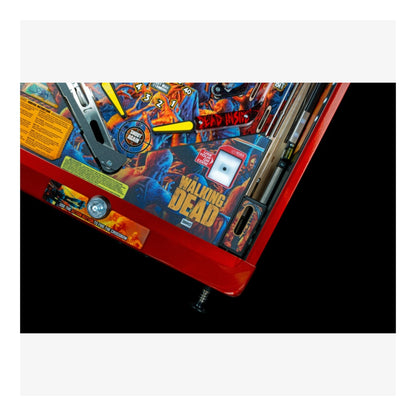 Limited Edition Stern Pinball. Pinball machine with 'The Walking Dead' theme on a white background