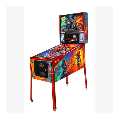 Limited Edition Stern Pinball. Colorful pinball machine with vibrant graphics on a white background