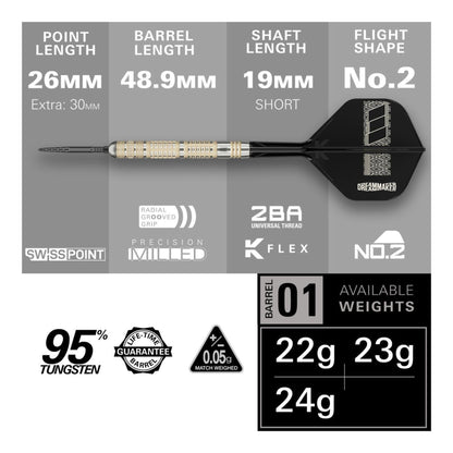 Dimitri Van den Bergh 95K SP Darts