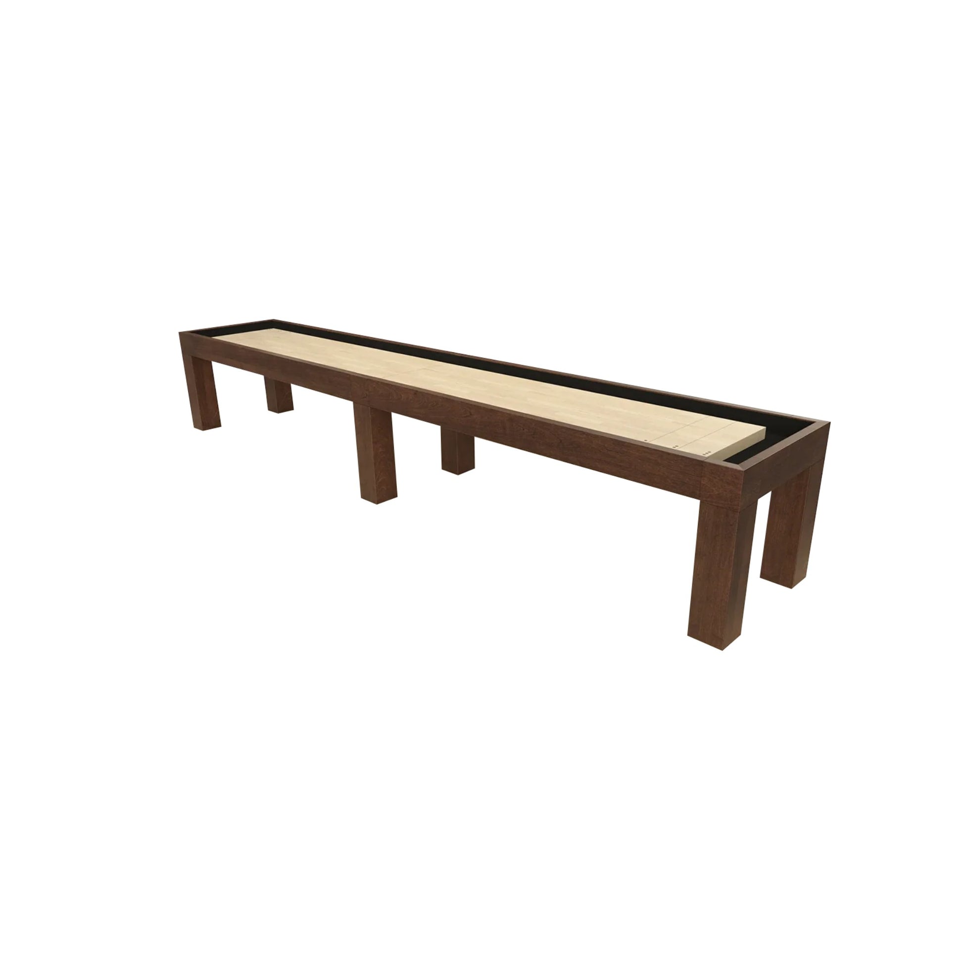 Modern Dream Shuffleboard Table in solid wood finish