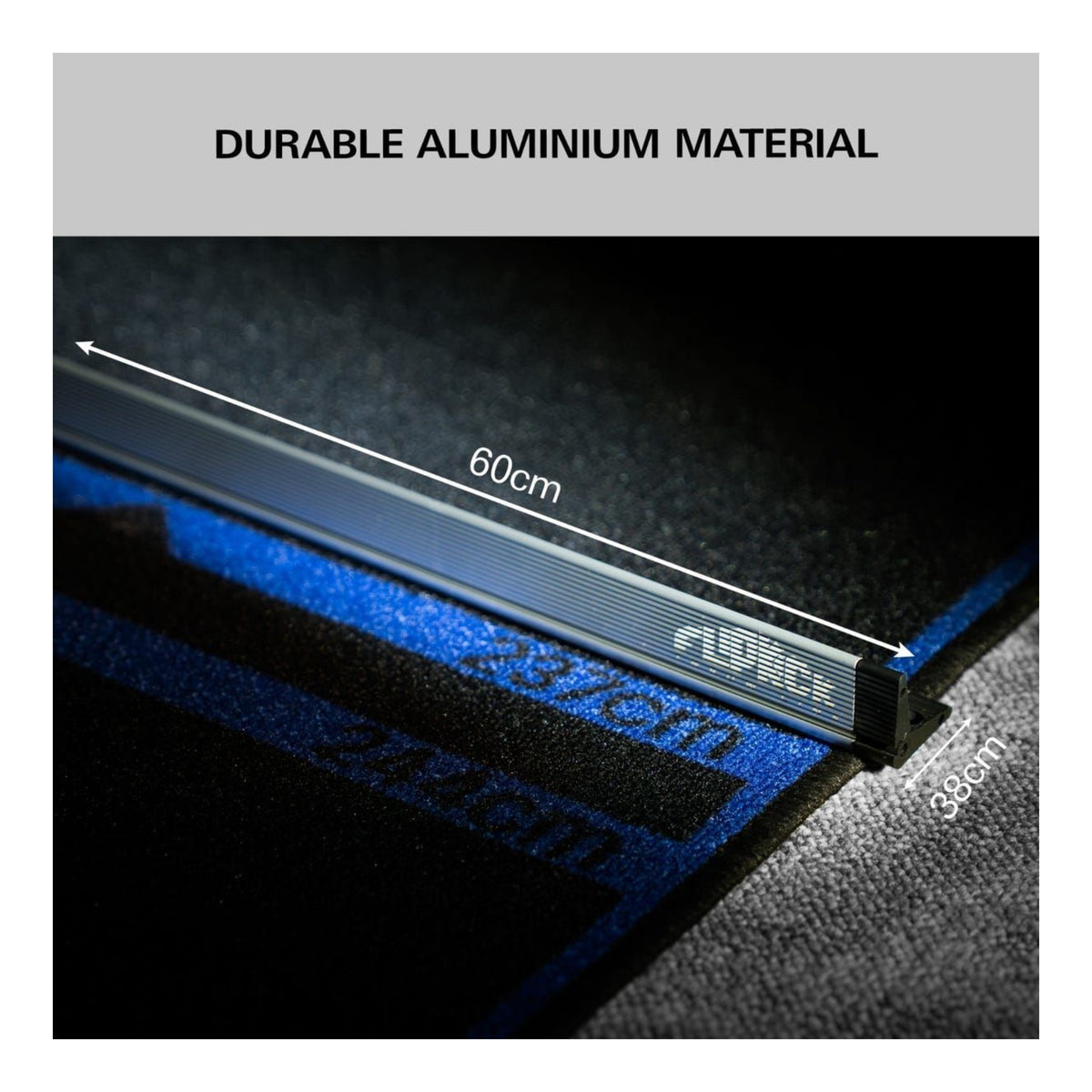 Flipkick Foldable Oche | Premium Aluminium Dart Throw Line
