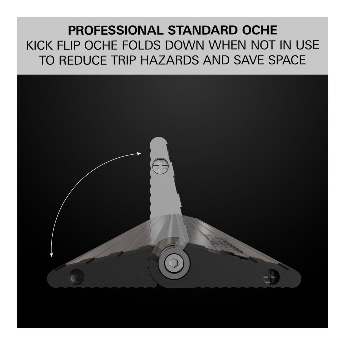 Flipkick Foldable Oche | Premium Aluminium Dart Throw Line