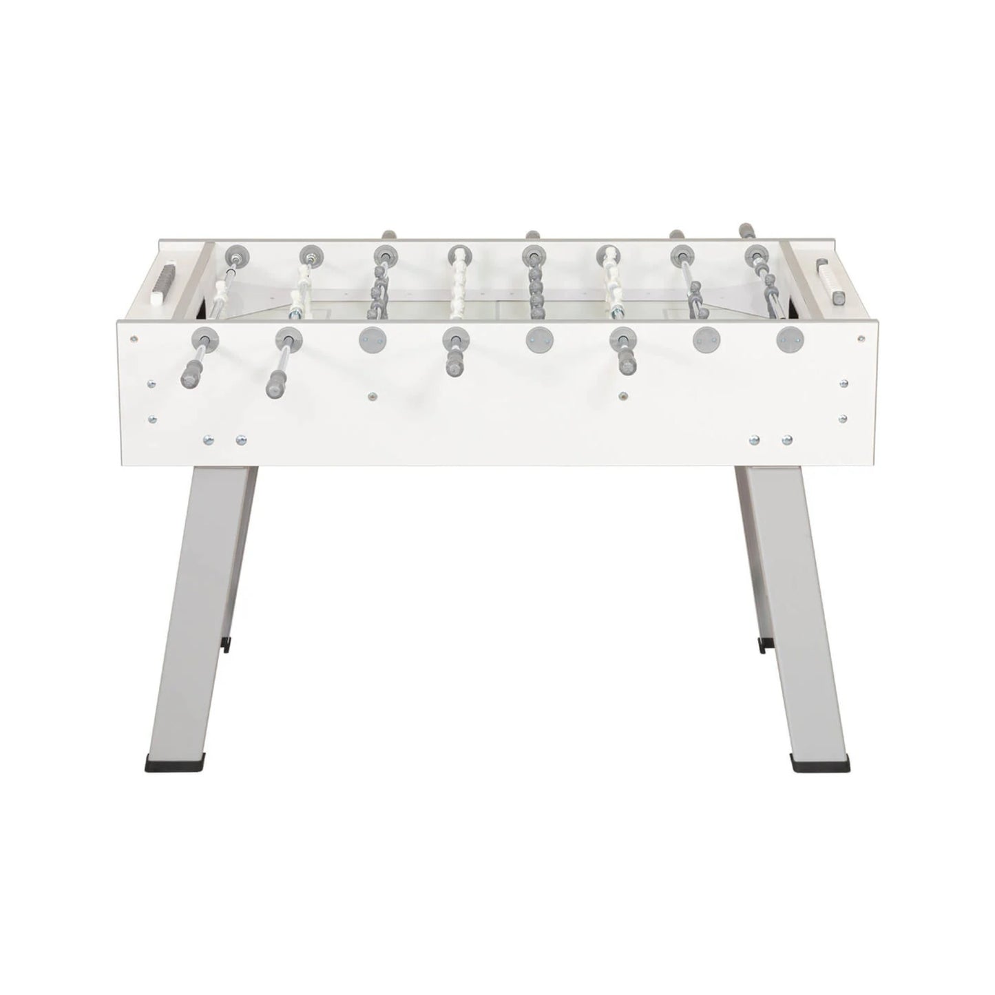 Full side profile of F.A.S. Charme Foosball Table with sleek modern design
