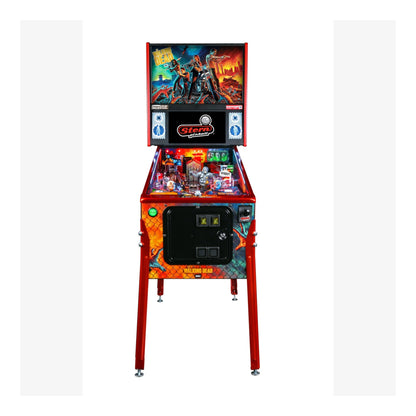 Limited Edition Stern Pinball. Pinball machine with colorful design on a white background