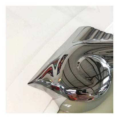 Chrome jukebox part on a white background