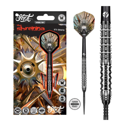 Gnarly Shredda Turbo Point 90% Steel Tip Darts