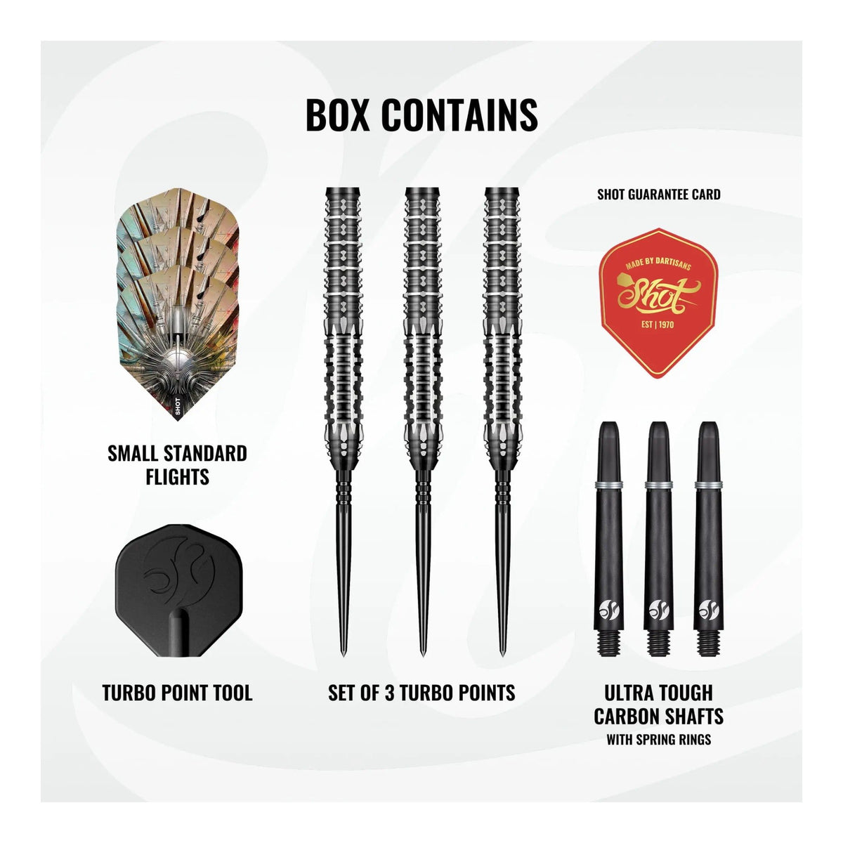 Gnarly Shredda Turbo Point 90% Steel Tip Darts