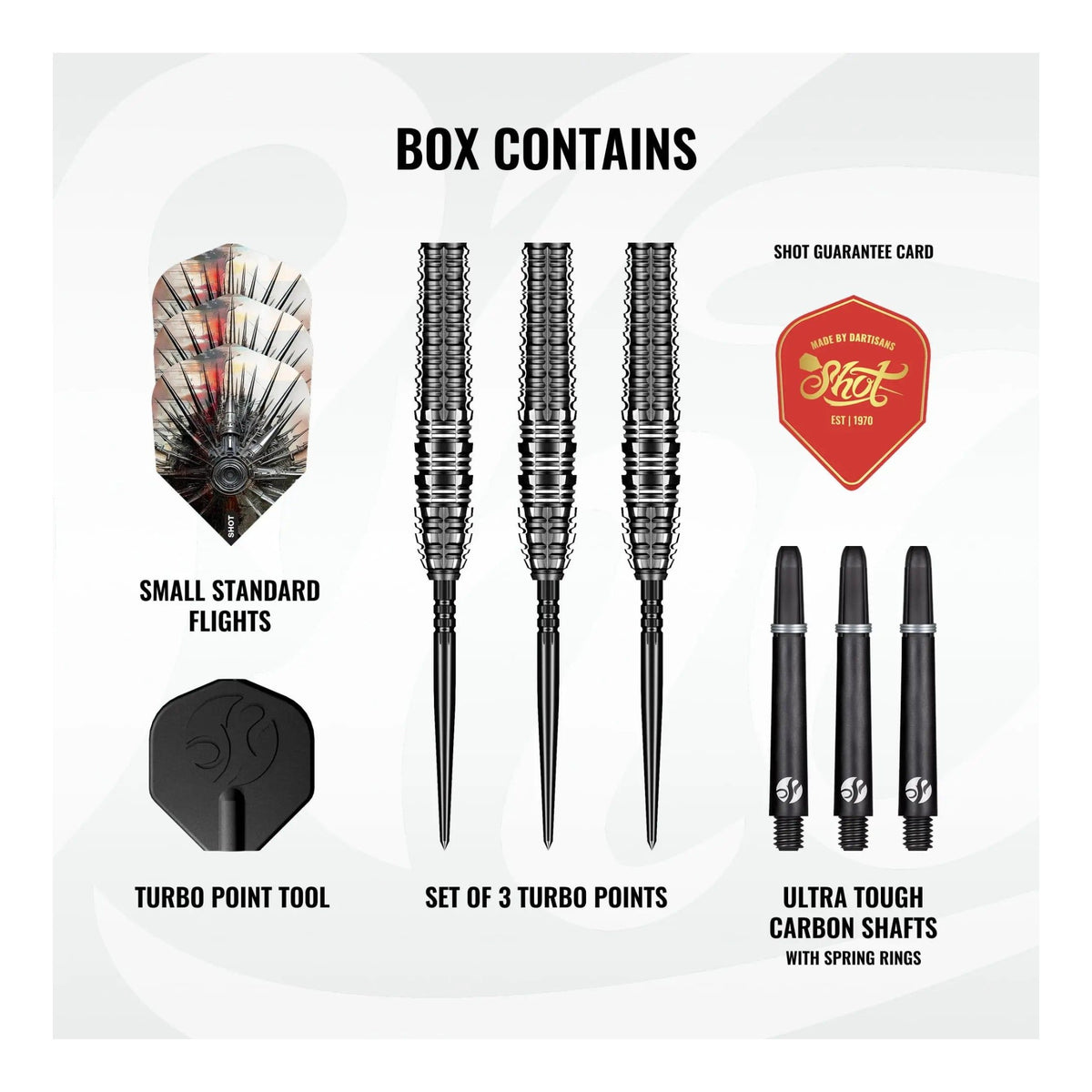 Gnarly Smasha Turbo Point 90% Steel Tip Darts