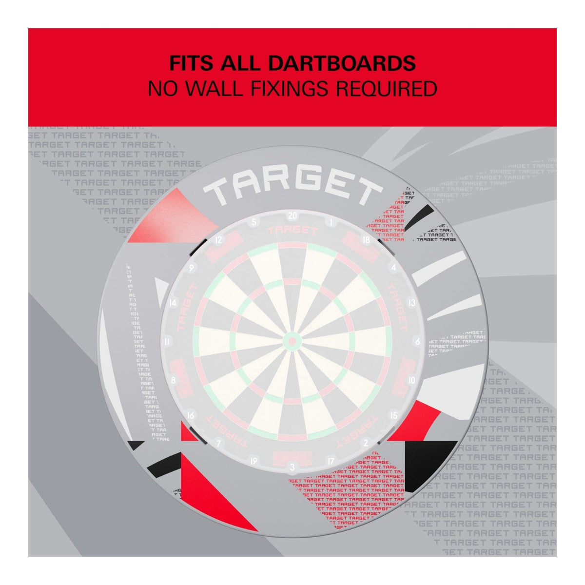 Target Darts Patterned Notched Dartboard Surround | Kingston Billiards & Games