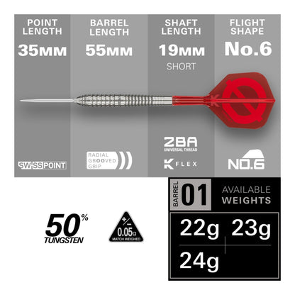 Group Ø 01 SP Steel Tip Darts