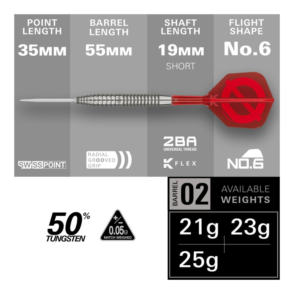 Target Darts Group Ø 02 SP Steel Tip