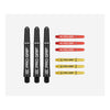 Target Pro Grip Colour Multi Pack - Black, Red & Yellow (3 Sets)