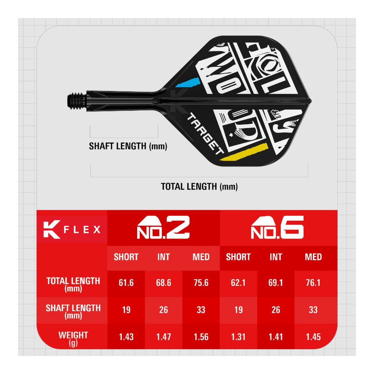 Chris Dobey K-Flex No.2 Dart Flights