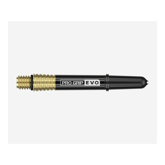Target Pro Grip Evo Gold Shafts | Canada's Duty-Free Darts Hub<