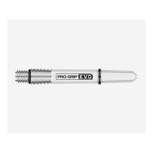 Target Pro Grip Evo White Shafts | Canada's Duty-Free Darts Hub
