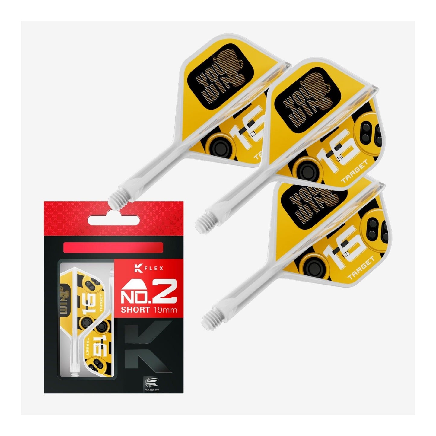 Target You Win K-Flex No.2 Integrated Dart Flights