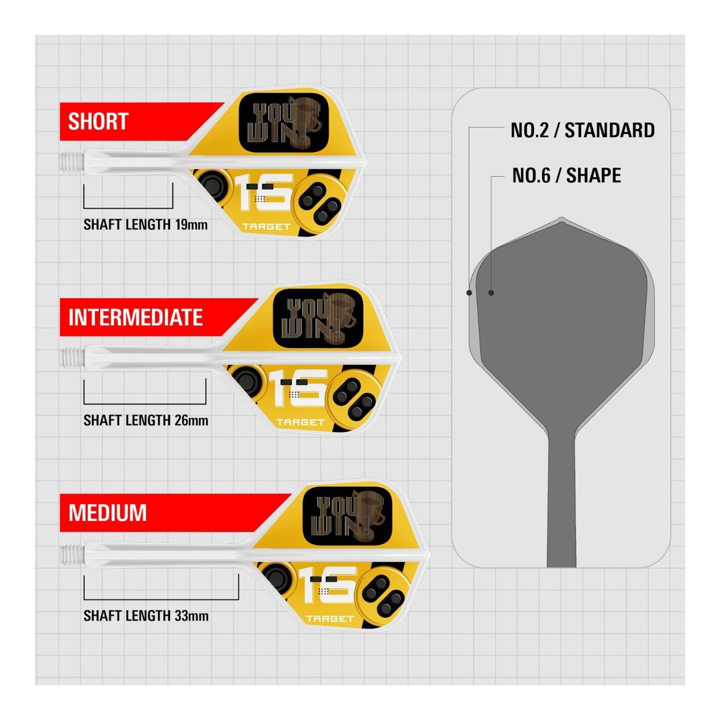 Target Darts You Win K-Flex No.6 Integrated Flight and Shaft