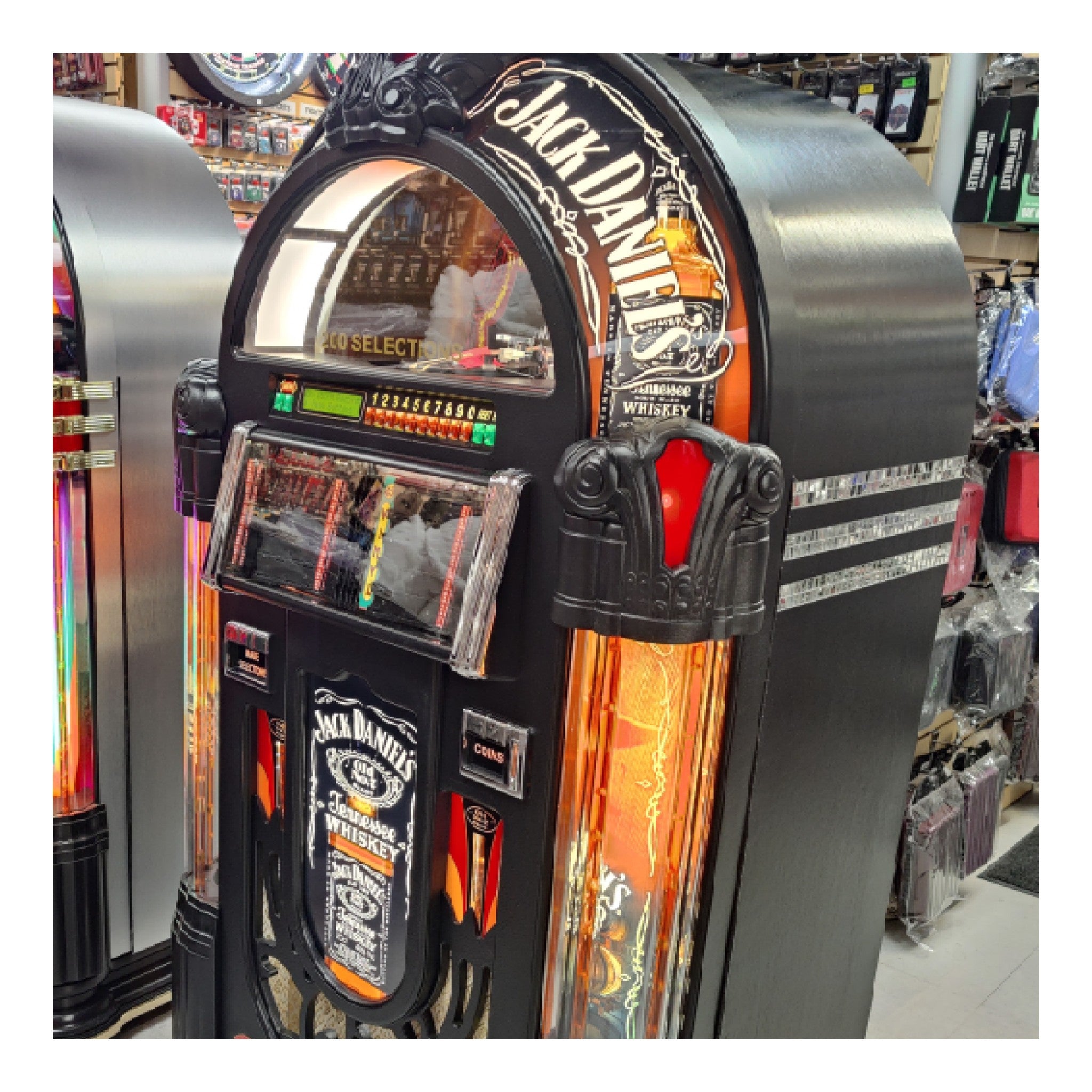 Jack Daniel's Jukebox | Rock-Ola Bubbler Vinyl 45 - Ships from