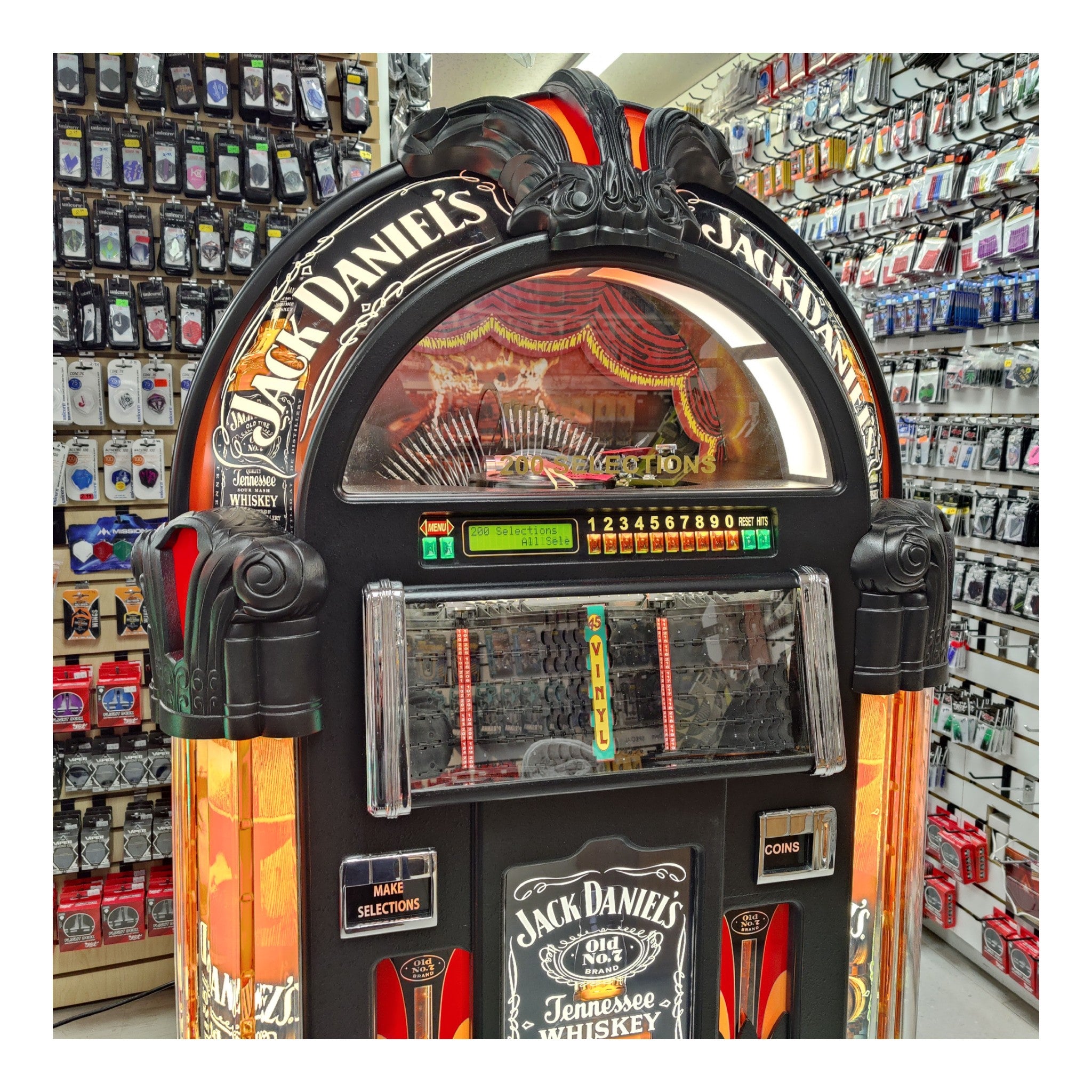 Jack Daniel's Jukebox | Rock-Ola Bubbler Vinyl 45 - Ships from