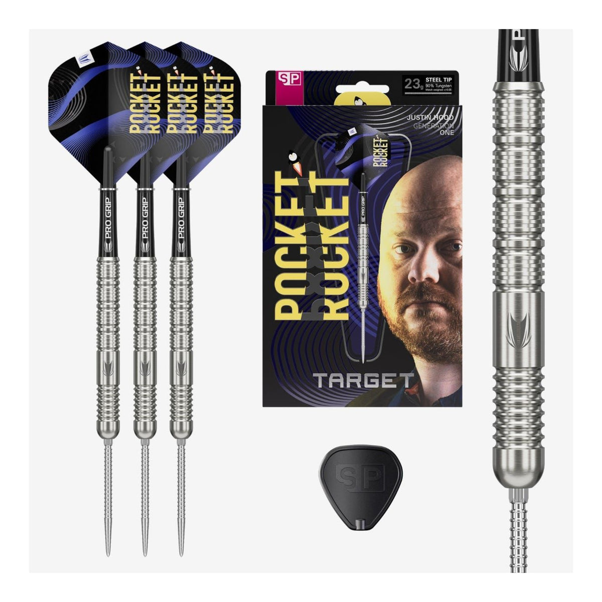 Justin Hood SP Darts - 90% Tungsten Swiss Point Target Darts