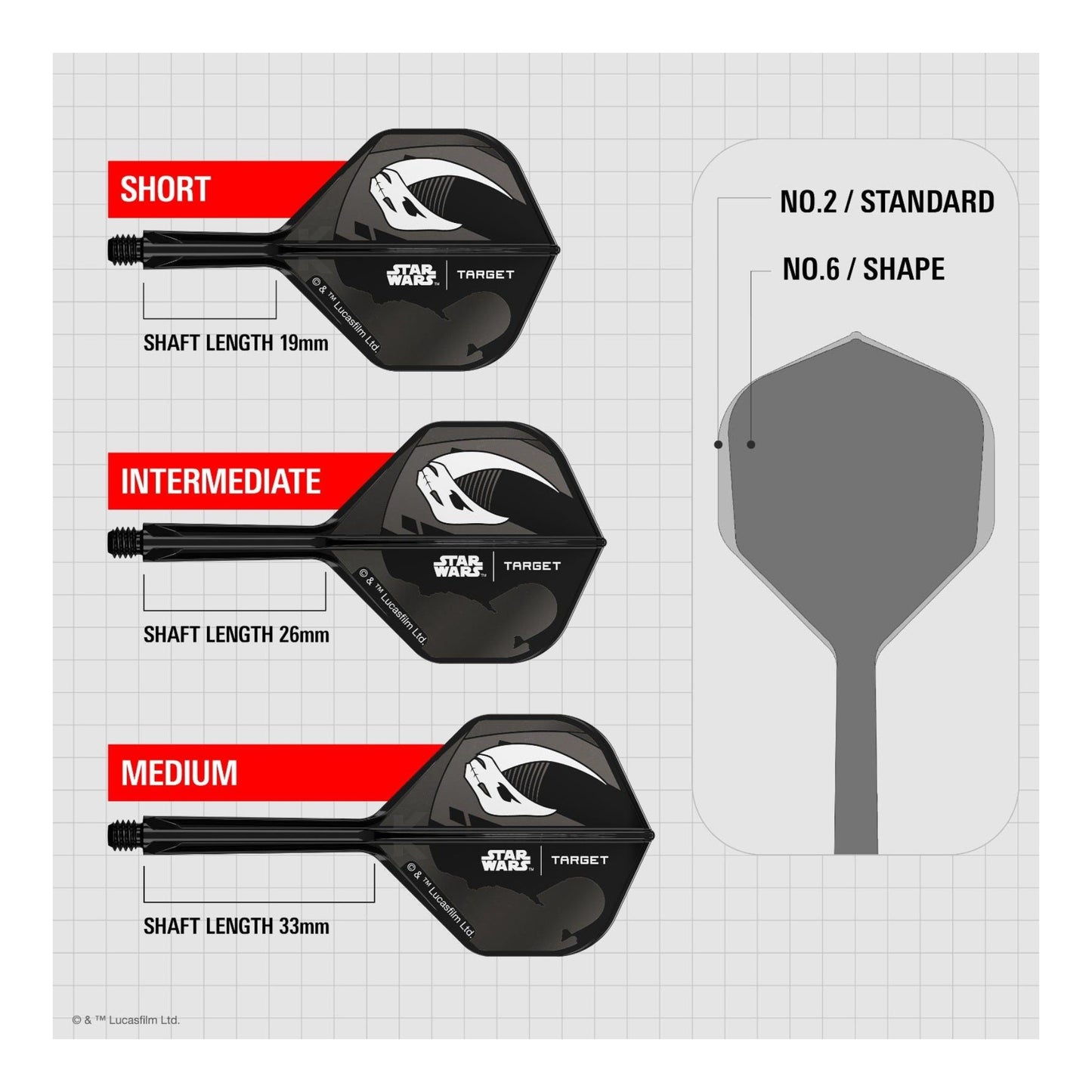 Star Wars Mandalorian K-Flex No.2 Dart Flight Gift Set