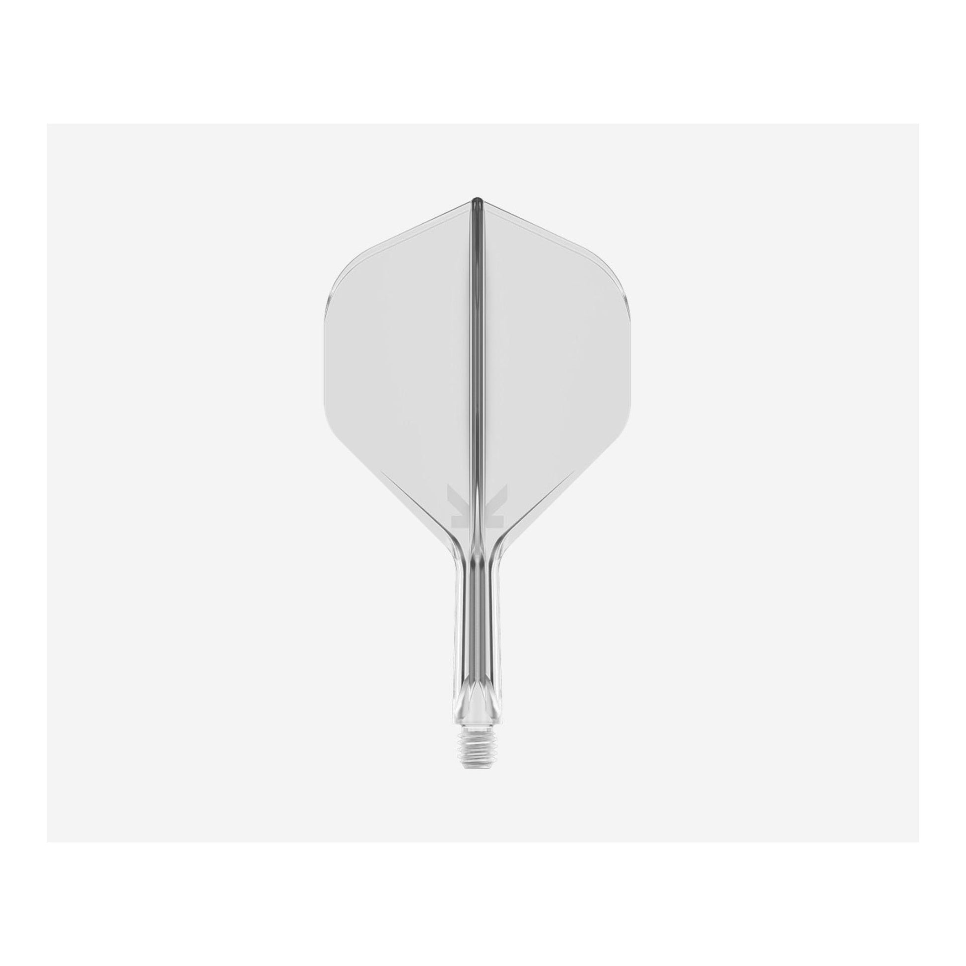 Target K-Flex No.2 Clear Integrated Flight and Shaft System Standard Shape vertical side view