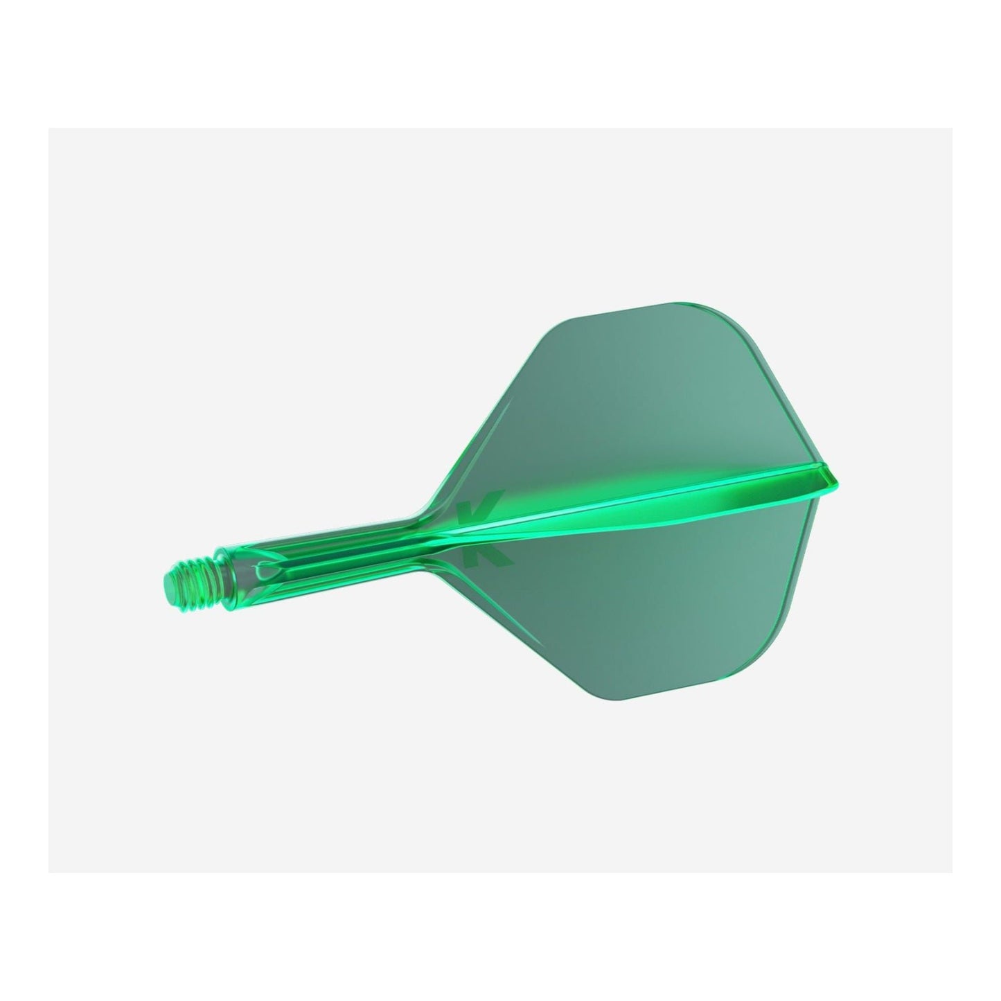 Target K-Flex No.2 Green Integrated Flight and Shaft System Standard Shape side view