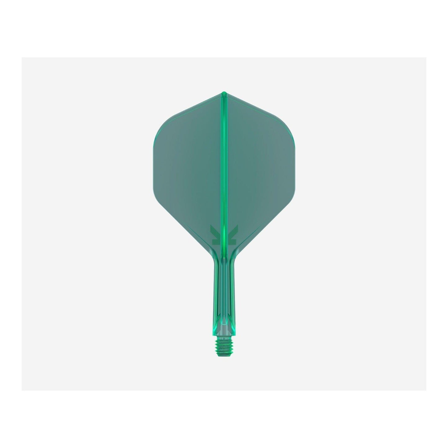 Target K-Flex No.2 Green Integrated Flight and Shaft System Standard Shape vertical side view