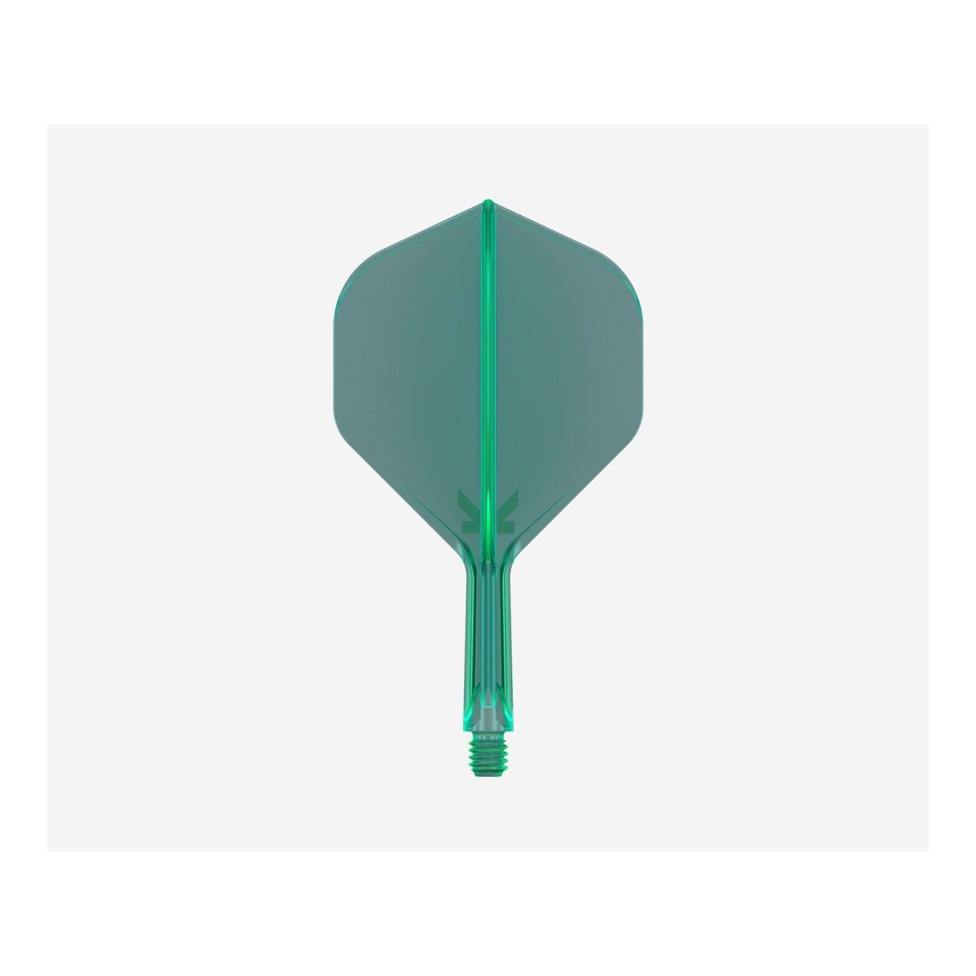 Target K-Flex No.2 Green Integrated Flight and Shaft System Standard Shape vertical side view