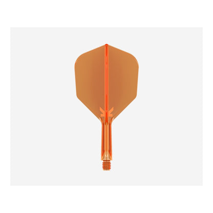 K-Flex No.2 Neon Orange Integrated Flight vertical side view
