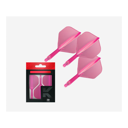 Target K-Flex Neon Pink No.2 Flight System 3 per package